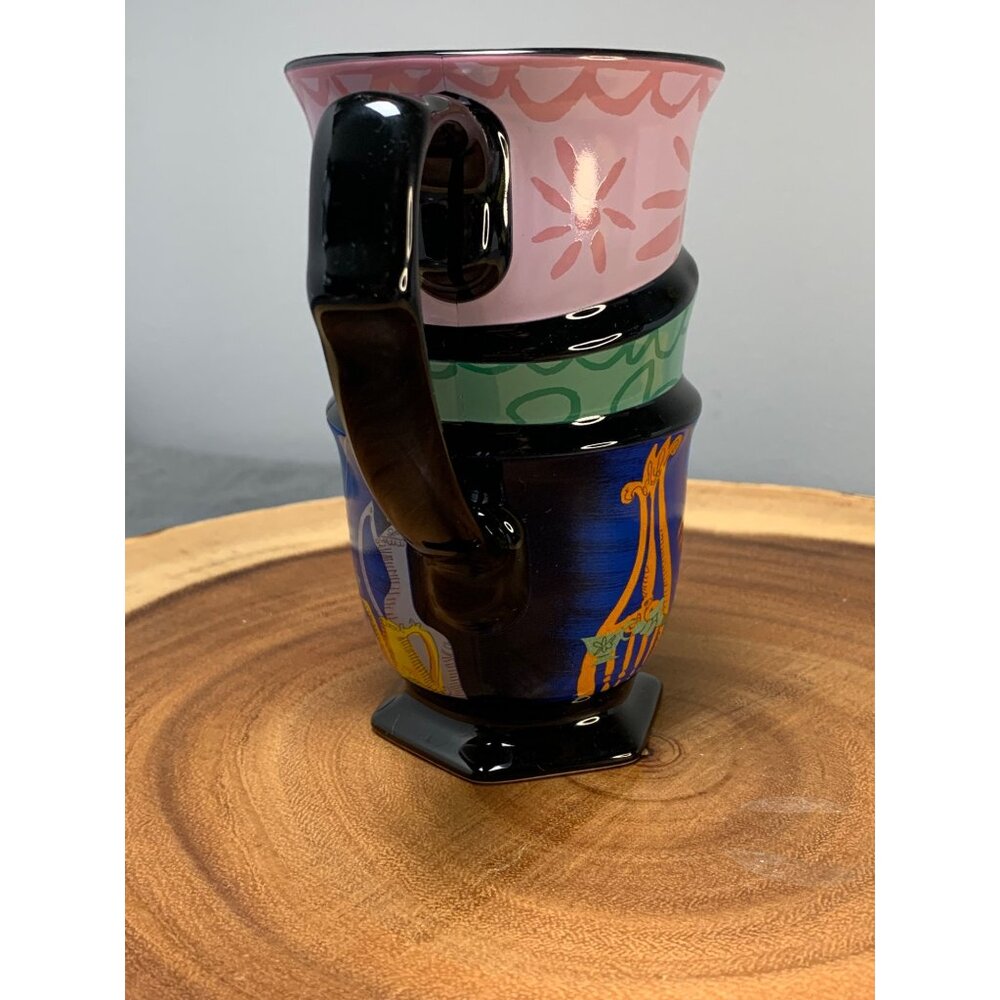 Disney Mary Blair Alice In Wonderland Mad Hatter Stacked Mug 10 Oz Hexagonal Sto - Picture 4 of 11